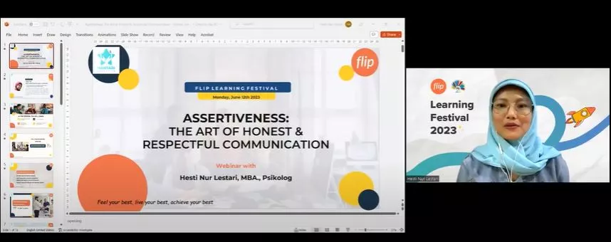 Webinar Assertiveness Flip.id