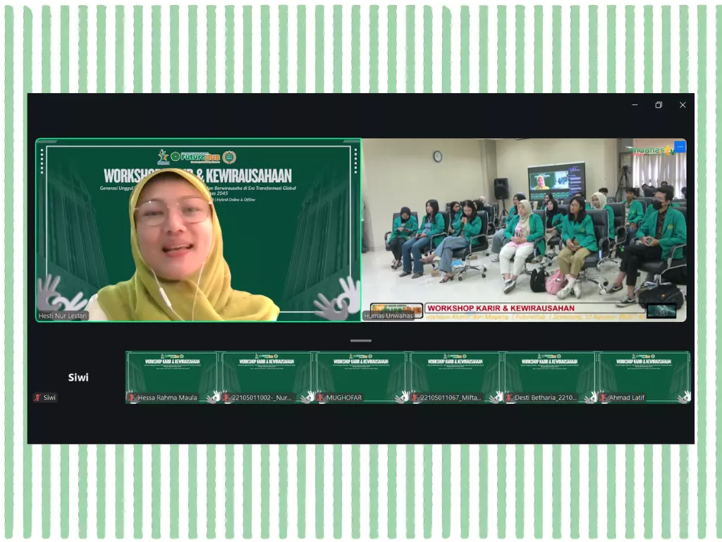 885 Wisudawan Unwahas Siap Hadapi Dunia Kerja Lewat Workshop Karier